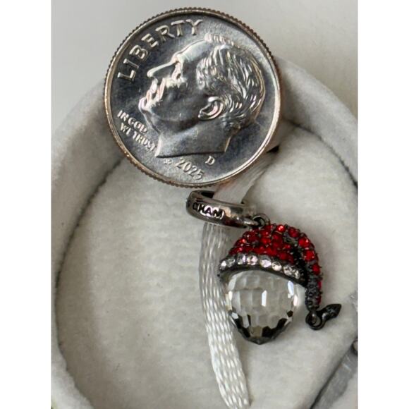 Chamilia Sterling I Still Believe in Santa Crystal Dangle Charm Bead #64175 - Picture 3 of 5